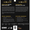 Borracha de Tênis de Mesa Gewo Nexus Pro 53 Hard Preta Max
