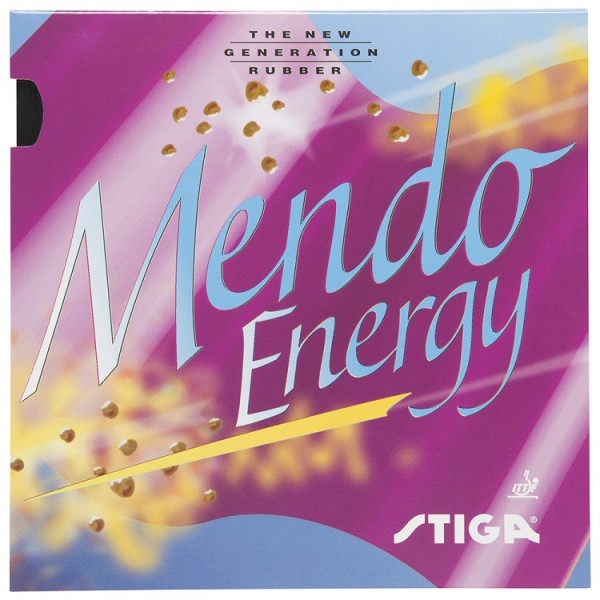 Borracha de Tênis de Mesa Stiga MEndo Energy Preta Max