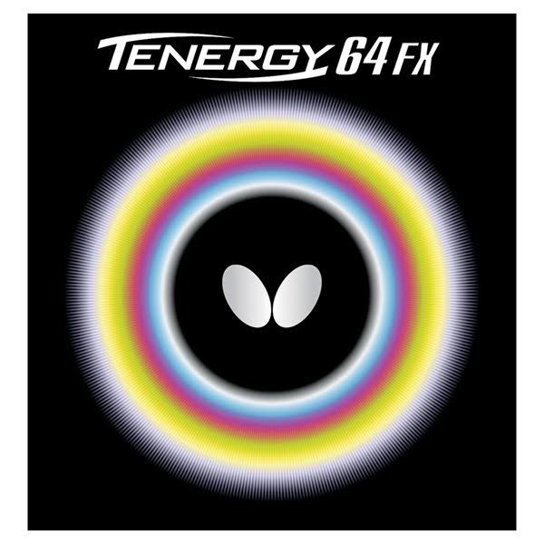 Borracha de Tênis de Mesa Butterfly Tenergy 64 FX Preta 2.1mm