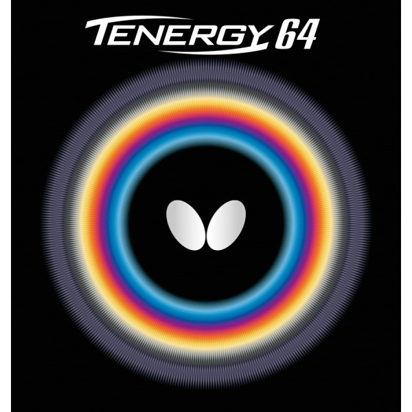 Borracha de Tênis de Mesa Butterfly Tenergy 64 Preta 2.1mm